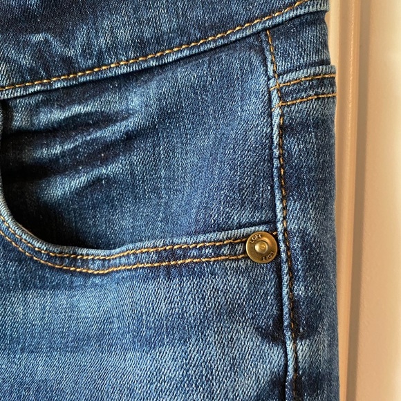 Loft made and loved jeans Size 4/27 skinny crop slim pockets accent on ankles - Picture 8 of 12